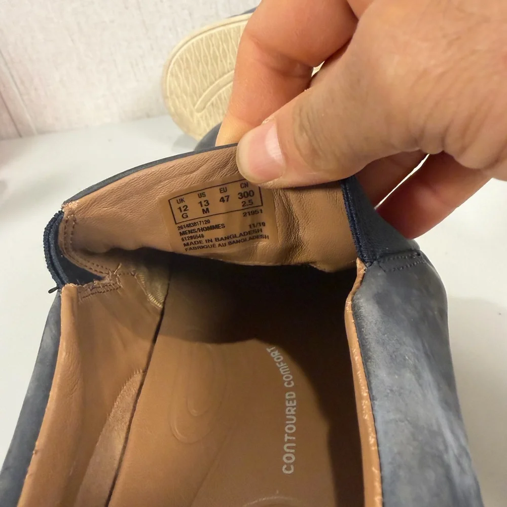 Clarks Un Costa Step Shoes Mens 13‎ Slip On Sneakers Sport Shoe Nubuck Leather